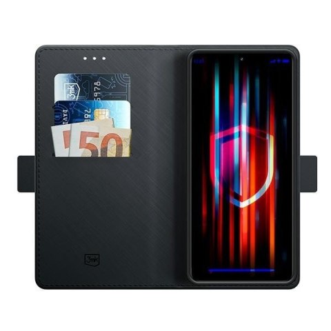 Etui z klapką 3MK Wallet Case Realme 12 5G czarny/black