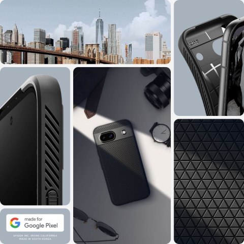 Etui Spigen Liquid Air Google Pixel 8a Matte Black