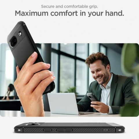 Etui Spigen Rugged Armor Google Pixel 8a Matte Black