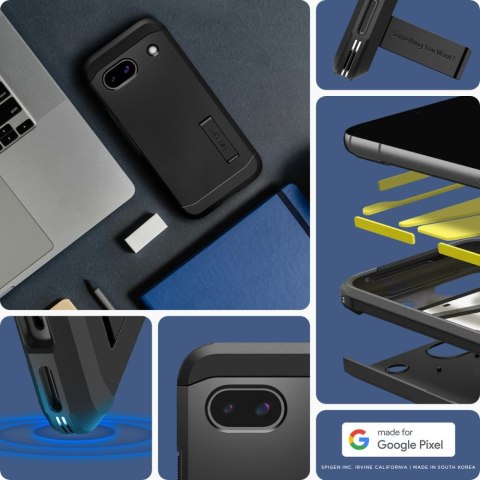 Etui Spigen Tough Armor Google Pixel 8a Black