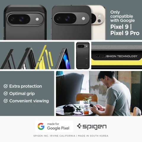 Etui Spigen Tough Armor Google Pixel 9 / 9 Pro Black