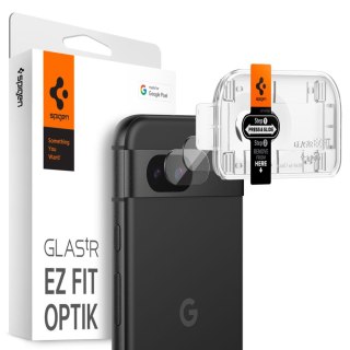 Szkło hartowane na aparat Spigen Optik.tr ez Fit Camera Protector Google Pixel 8a Clear [2 PACK]