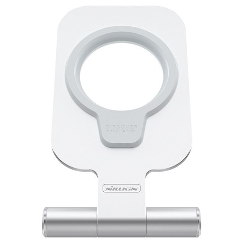 Stojak aluminiowy Nillkin MagLock MagSafe - uchwyt do telefonu srebrny