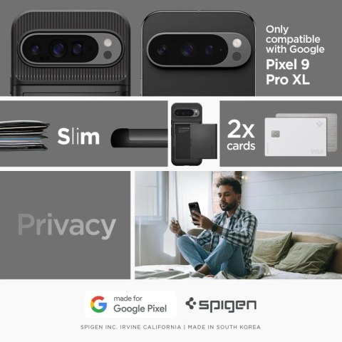 Etui Spigen Slim Armor CS Google Pixel 9 Pro XL Black