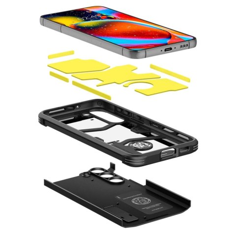 Etui na telefon Samsung Galaxy S23 Spigen Tough Pancerne Czarne