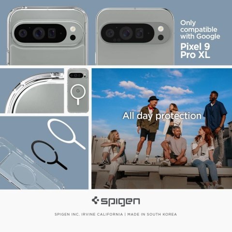 Etui Spigen Ultra Hybrid Onetap Ring MagSafe Google Pixel 9 Pro XL White