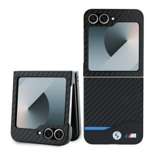 Etui BMW BMHCZF622NBCK Samsung Galaxy Z Flip6 hardcase Carbon Blue Line czarny/black