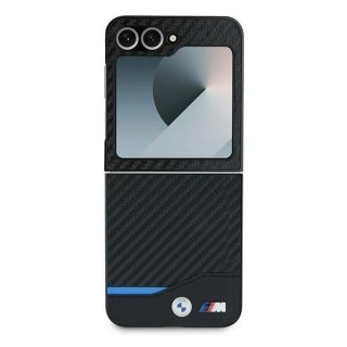 Etui BMW BMHCZF622NBCK Samsung Galaxy Z Flip6 hardcase Carbon Blue Line czarny/black