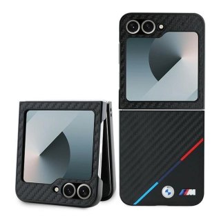 Etui BMW BMHCZF623PUDTK Samsung Galaxy Z Flip6 hardcase Carbon Tricolor czarny/black