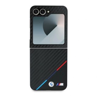 Etui BMW BMHCZF623PUDTK Samsung Galaxy Z Flip6 hardcase Carbon Tricolor czarny/black