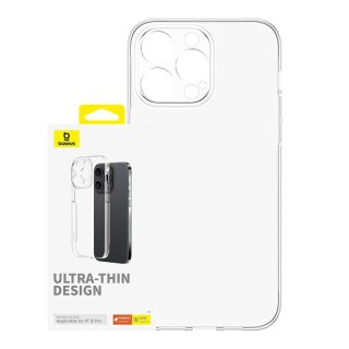 Etui na telefon iPhone 15 Pro Baseus OS-Lucent przezroczyste