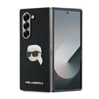 Etui Karl Lagerfeld KLHCZFD6PGKSKIHK Samsung Galaxy Z Fold6 Saffiano Monogram Head Pin czarny/black