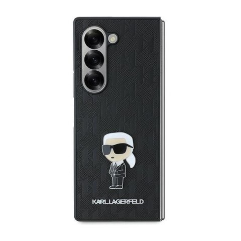 Etui na telefon Samsung Galaxy Z Fold6 Karl Lagerfeld Saffiano czarne