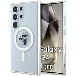 Etui na telefon Samsung Galaxy S24 Ultra Karl Lagerfeld MagSafe przezroczyste