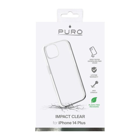 Etui Apple iPhone 14 Plus / 15 Plus PURO Impact Clear przezroczyste