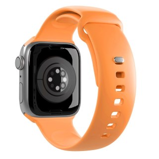 Pasek PURO ICON Apple Watch 4/5/6/7/SE/8/9 40/41mm (S/M & M/L) (Apricot)