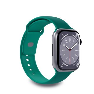 Pasek PURO ICON Apple Watch 4/5/6/7/SE/8/9/Ultra 44/45/49mm (S/M & M/L) (Jade)