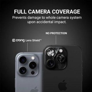 Szkło na obiektyw aparatu Crong Lens Shield iPhone 16 Pro Max 16 Pro