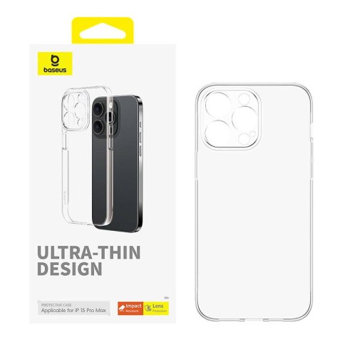 Etui na telefon iPhone 15 Pro Max Baseus OS-Lucent przezroczyste