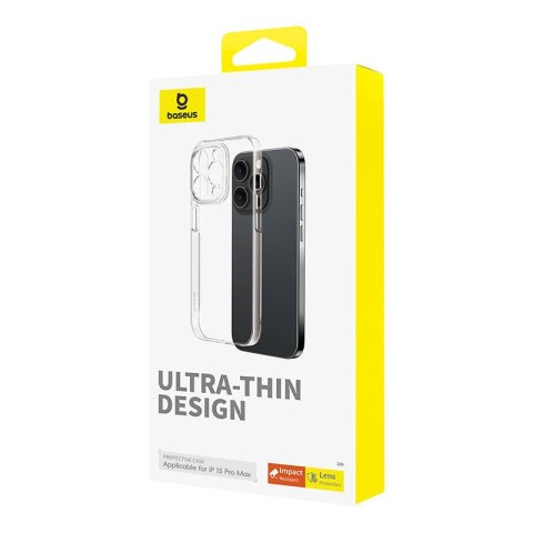 Etui na telefon iPhone 15 Pro Max Baseus OS-Lucent przezroczyste