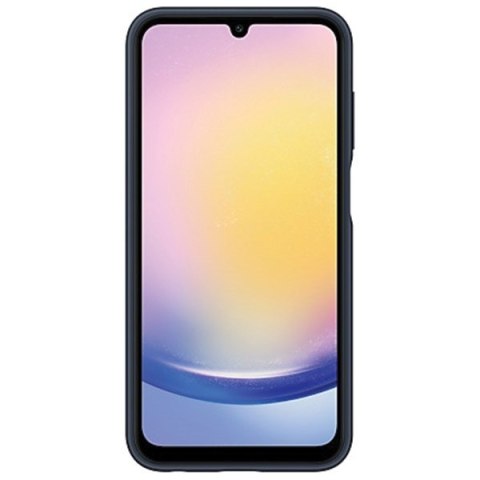 Etui na telefon Samsung Galaxy A25 5G z kieszonką czarno-niebieskie