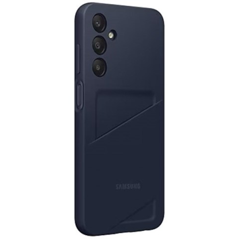 Etui na telefon Samsung Galaxy A25 5G z kieszonką czarno-niebieskie