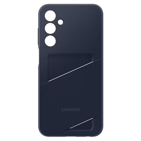 Etui na telefon Samsung Galaxy A25 5G z kieszonką czarno-niebieskie