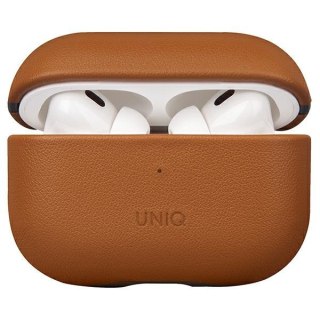 Etui Apple AirPods Pro 2 UNIQ Terra skórzane brązowe - eleganckie etui