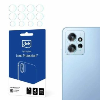 Szkło hybrydowe na obiektyw aparatu 3MK Lens Protect Xiaomi Redmi 12 [4 PACK]