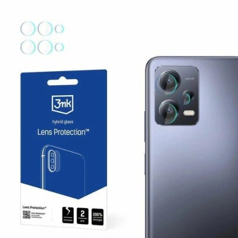 Szkło hybrydowe na obiektyw aparatu 3MK Lens Protect Xiaomi Redmi Note 12 Pro [4 PACK]