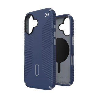 Etui iPhone 16 Speck Presidio2 Grip ClickLock & MagSafe niebieskie / szare / białe (Coastal Blue/Dust Grey/White)