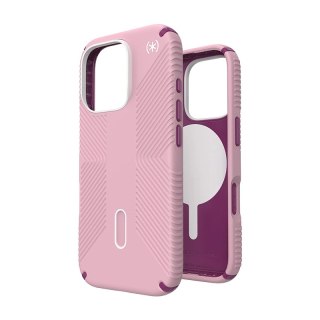 Etui na telefon iPhone 16 Pro Speck Presidio2 Grip MagSafe różowe/purpurowe