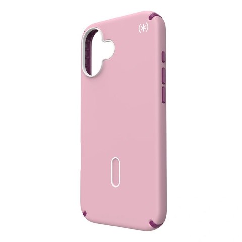 Etui na telefon iPhone 16 Plus Speck Presidio2 Pro ClickLock MagSafe różowe fioletowe białe