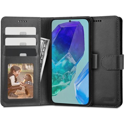 Etui na telefon Samsung Galaxy M55 5G Tech-Protect Wallet Czarne