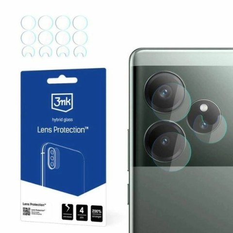 Szkło hybrydowe na obiektyw aparatu 3MK Lens Protect Realme GT 6T [4 PACK]