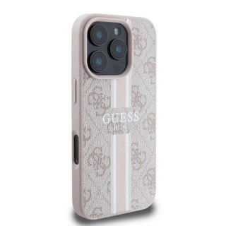 Etui na telefon iPhone 16 Pro Max Guess Hardcase MagSafe różowy 4G