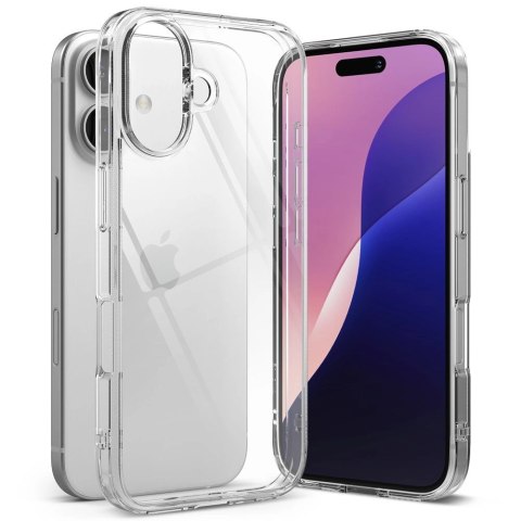 Etui na telefon iPhone 16 Ringke Fusion przezroczyste - Ochrona i styl