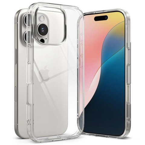 Etui na telefon iPhone 16 Pro Ringke Fusion przezroczyste ochronne