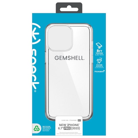 Etui na telefon iPhone 15 Pro Max Speck Gemshell przezroczyste