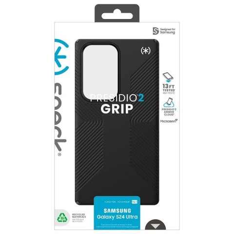 Etui na telefon Samsung Galaxy S24 Ultra Speck Presidio2 Grip Czarne