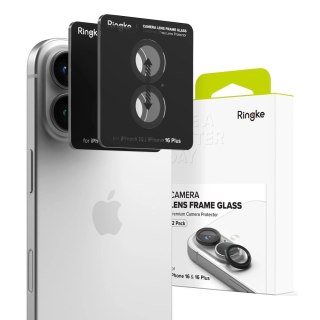 Nakładka Ringke Camera Frame Protector Apple iPhone 16 / 16 Plus Black [2 PACK]