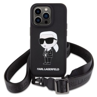 Etui na telefon iPhone 15 Pro Max Karl Lagerfeld Crossbody Silicone