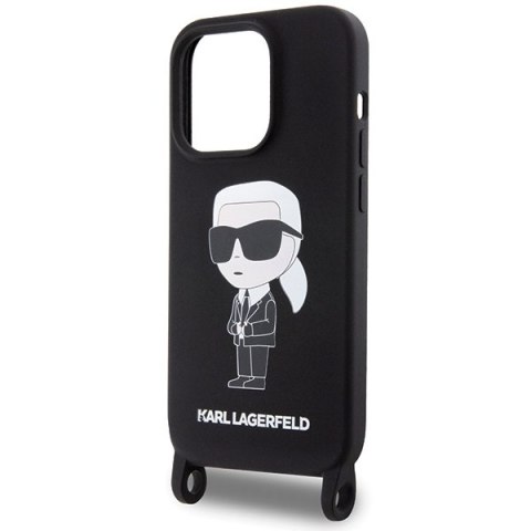 Etui na telefon iPhone 15 Pro Max Karl Lagerfeld Crossbody Silicone