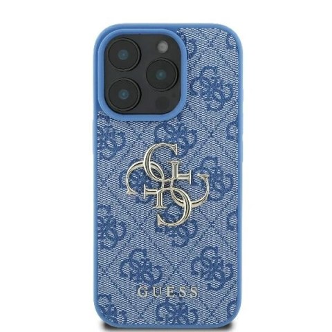 Etui iPhone 16 Pro Max Guess Hardcase 4G Big Logo niebieski