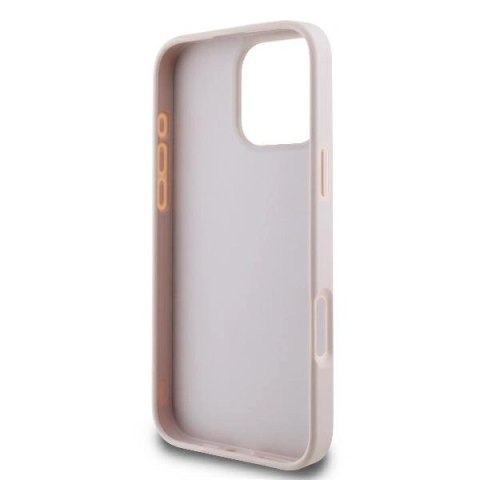 Etui na telefon iPhone 16 Pro Max Guess Hardcase 4G Big Logo różowy