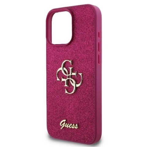 Etui na telefon iPhone 16 Pro Max Guess Hardcase Glitter Fioletowy