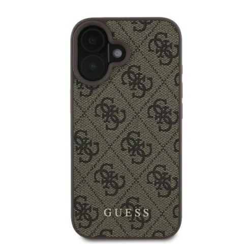 Etui Guess GUHCP16MG4GFBR Apple iPhone 16 Plus hardcase 4G Classic brązowy