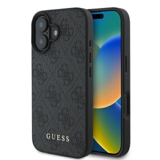 Etui Guess GUHCP16MG4GFGR Apple iPhone 16 Plus hardcase 4G Classic czarny