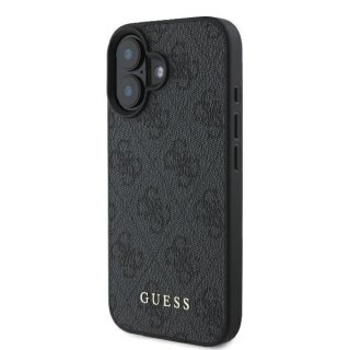 Etui Guess GUHCP16MG4GFGR Apple iPhone 16 Plus hardcase 4G Classic czarny