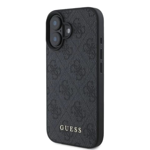 Etui iPhone 16 Guess 4G Classic czarne